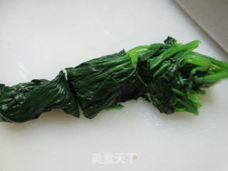 牛肉片菠菜拌河粉的做法步骤：5