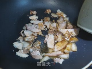 肉片炒辣椒的做法步骤：3