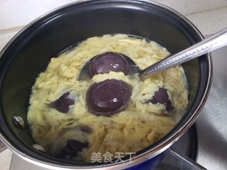 汤圆鸡蛋甜汤的做法步骤：8