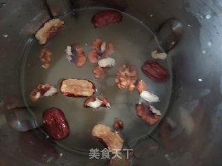 核桃红枣豆浆的做法步骤：3