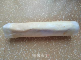 黄桃果酱蛋糕卷的做法步骤：16