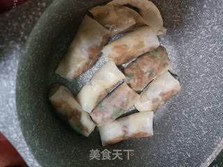 饺子皮春卷的做法步骤：9