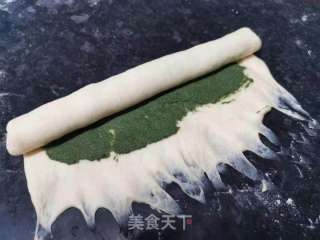 抹茶花环软欧的做法步骤：5