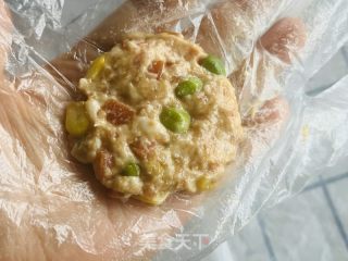 烧烤味时蔬肉饼的做法步骤：4