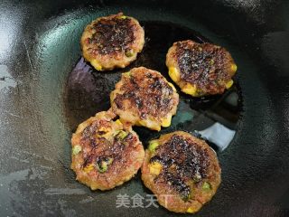 烧烤味时蔬肉饼的做法步骤：8