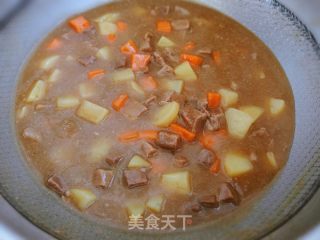 牛肉炖土豆的做法步骤：7